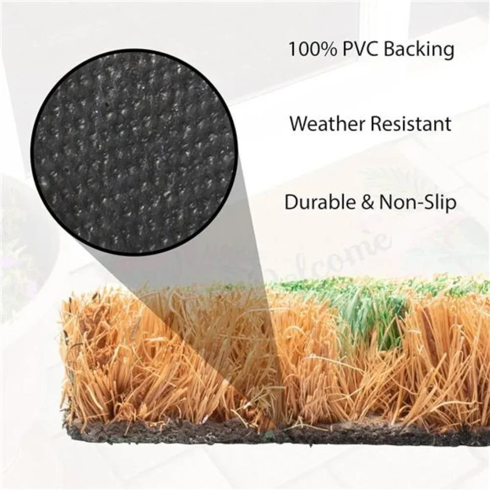 – Doormat | Flamingo Duo | All Weather Heavy Duty Mat | 100% Natural Coir Face